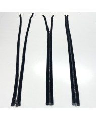 Fermeture séparable noir en métal 85cm Fermeture séparable noir en métal 85cm