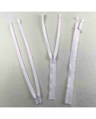 Fermeture invisible non séparable fantaisie rose en nylon 30cm Fermeture invisible non séparable fantaisie rose en nylon 30cm