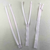 Fermeture invisible non séparable fantaisie rose en nylon 30cm