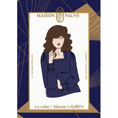Patron couture Robe : Lauren - Maison FAUVE