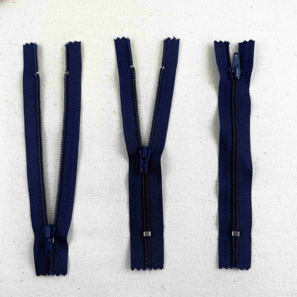 Fermeture non séparable marine en nylon 12cm Fermeture non séparable marine en nylon 12cm