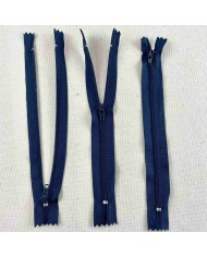 Fermeture non séparable  marine foncé en nylon 18cm