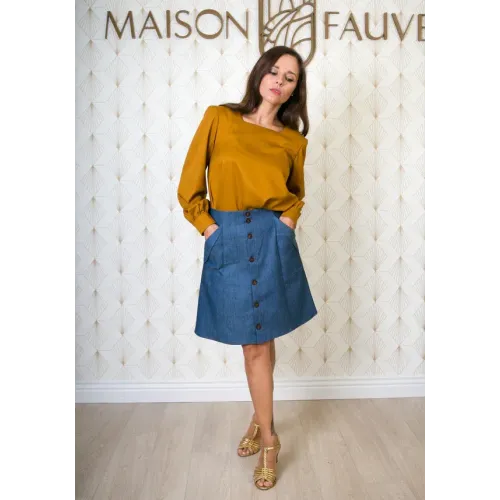 Patron couture Jupe: Kim - Maison FAUVE