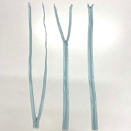 Fermeture invisible vert d'eau en nylon 55cm