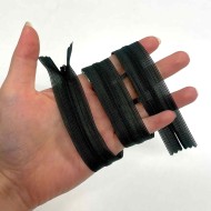 Fermeture invisible vert foncé en nylon 50cm