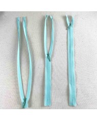 Fermeture invisible fantaisie bleu ciel en nylon 30cm