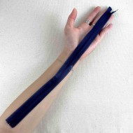 Fermeture invisible bleu foncé en nylon 35cm