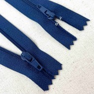 Fermeture non séparable marine en nylon 18cm