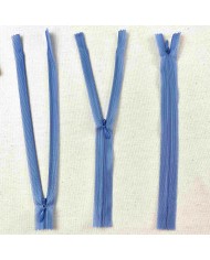 Fermeture invisible non séparable lavande en nylon 20cm