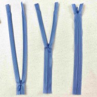 Fermeture invisible non séparable lavande en nylon 20cm