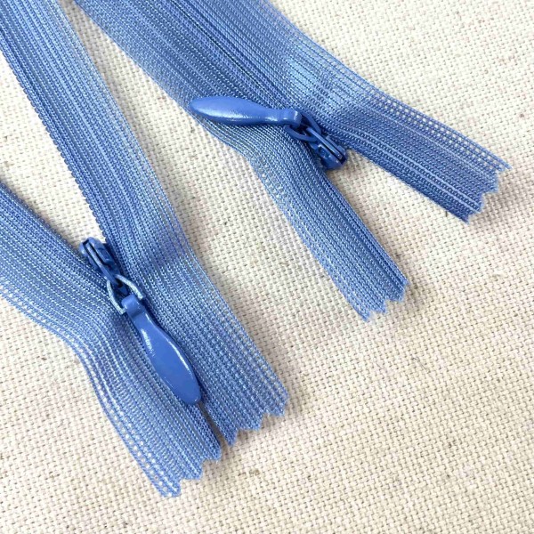 Fermeture invisible non séparable lavande en nylon 20cm Fermeture invisible non séparable lavande en nylon 20cm