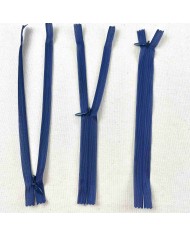Fermeture invisible non séparable marine en nylon 20cm Fermeture invisible non séparable marine en nylon 20cm