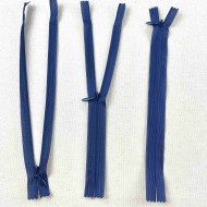 Fermeture invisible non séparable marine en nylon 20cm Fermeture invisible non séparable marine en nylon 20cm