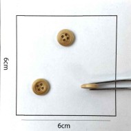 Bouton rond en bois 10mm