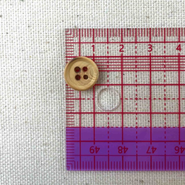 Bouton rond en bois 12mm Bouton rond en bois 12mm