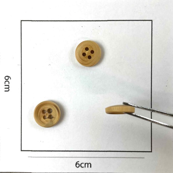 Bouton rond en bois 12mm Bouton rond en bois 12mm