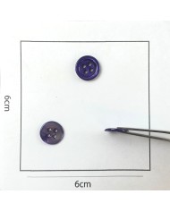 Bouton nacre rond lavande 10mm