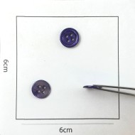 Bouton nacre rond lavande 10mm