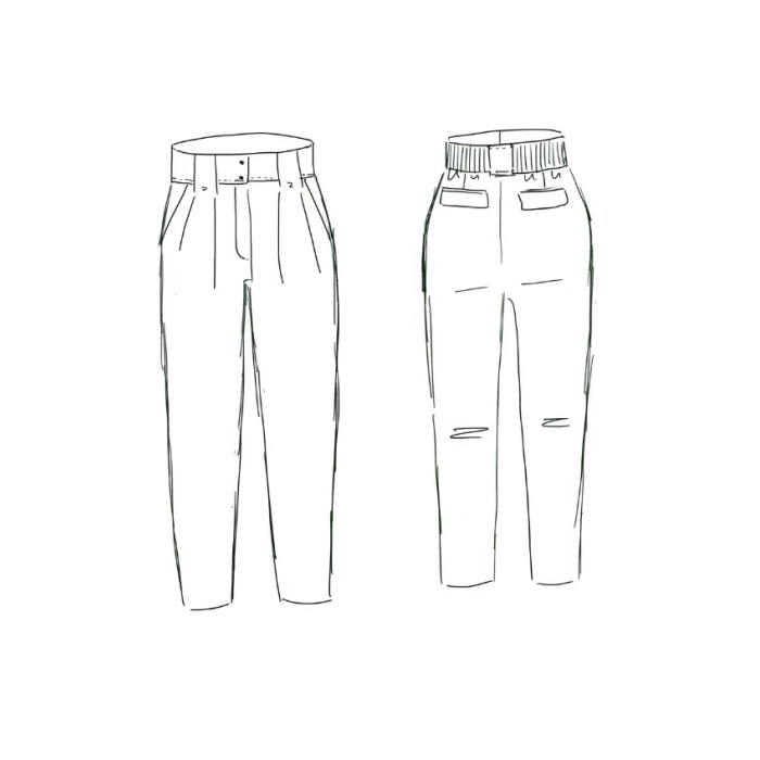 Patron couture Pantalon : Belem - Maison FAUVE Patron couture Pantalon : Belem - Maison FAUVE