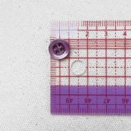 Bouton nacre rond violet clair 10mm