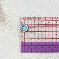 Bouton nacre rond gris foncé 10mm