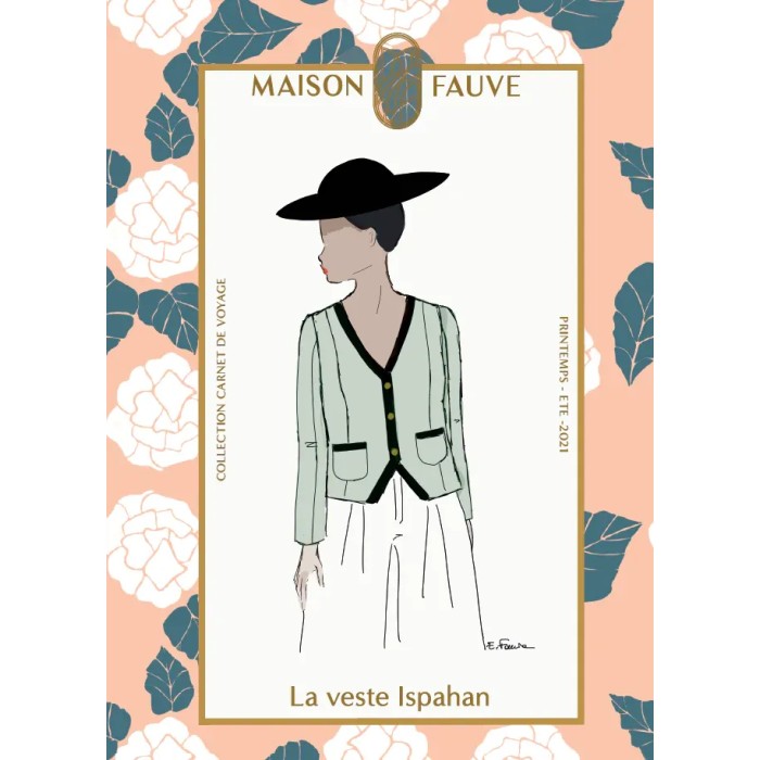 Patron couture veste : Isaphan - Maison FAUVE