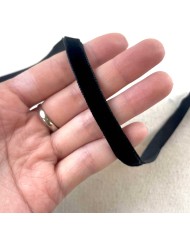 Ruban velours noir 9 mm Ruban velours noir 9 mm