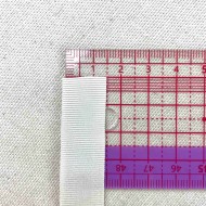 Ruban gros-grain beige brillant 15 mm