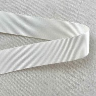 Ruban gros-grain beige brillant 15 mm