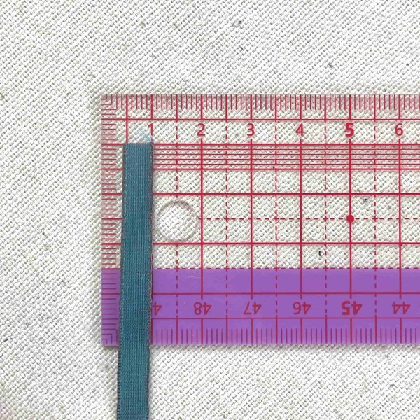 Ruban organza turquoise 10mm Ruban organza turquoise 10mm