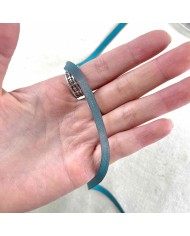 Ruban organza turquoise 10mm