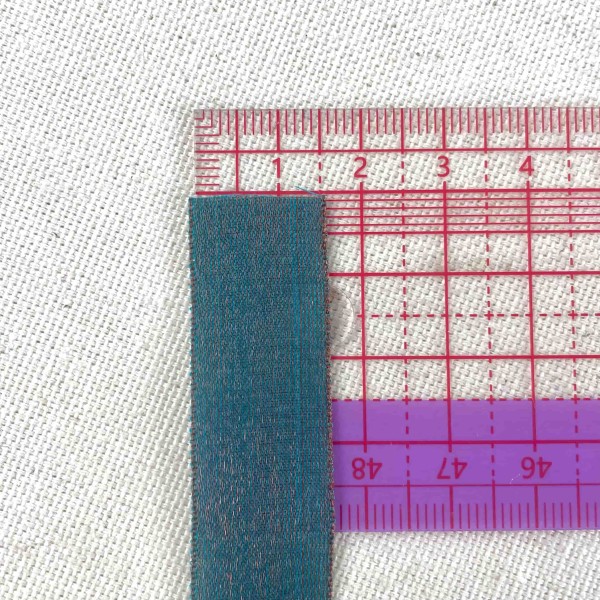 Ruban organza turquoise 15mm Ruban organza turquoise 15mm