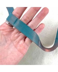 Ruban organza turquoise 15mm