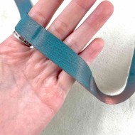 Ruban organza turquoise 15mm