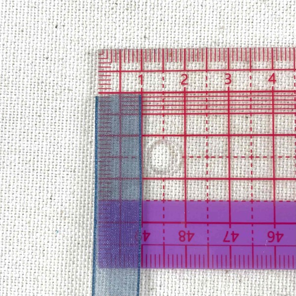 Ruban mousseline bleu nuit 10 mm Ruban mousseline bleu nuit 10 mm