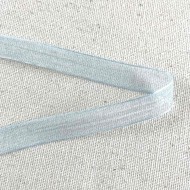 Ruban mousseline bleu ciel 10 mm Ruban mousseline bleu ciel 10 mm