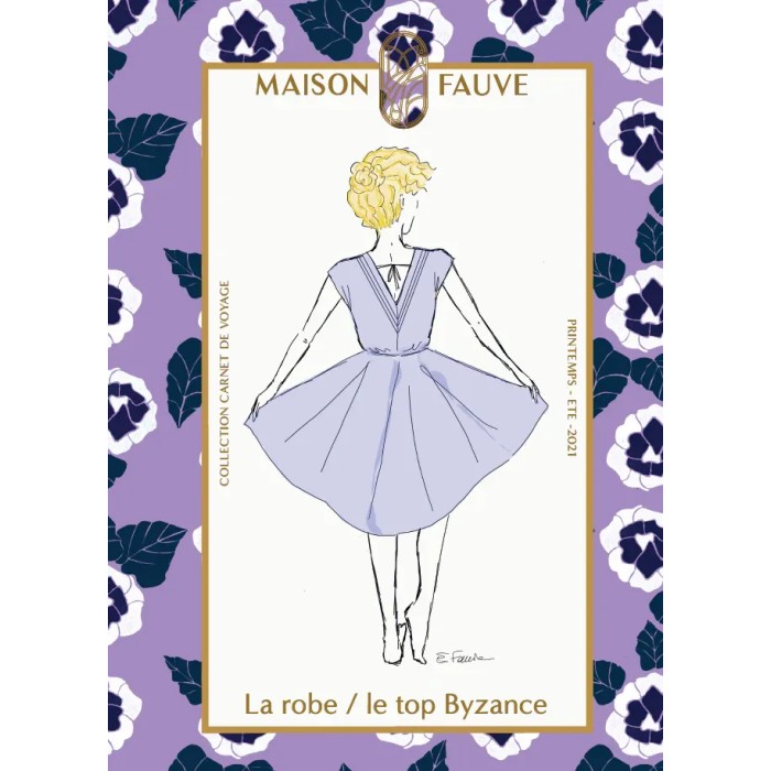 Patron couture robe : Byzance - Maison FAUVE Patron couture robe : Byzance - Maison FAUVE