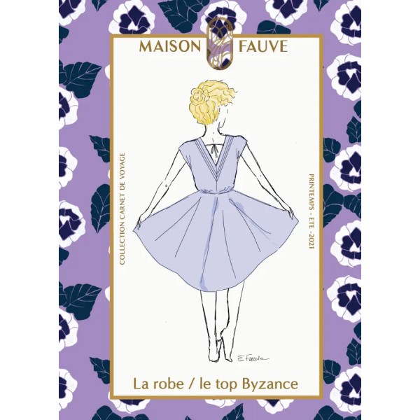 Patron couture robe : Byzance - Maison FAUVE Patron couture robe : Byzance - Maison FAUVE