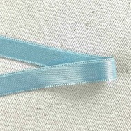 Ruban satin double face bleu ciel 10 mm