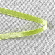 Ruban satin double face citron 10 mm