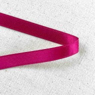Ruban satin double face framboise 10 mm