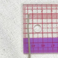 Ruban satin double face beige 1.5 mm