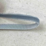 Ruban velours gris 7 mm