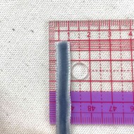 Ruban velours gris 7 mm