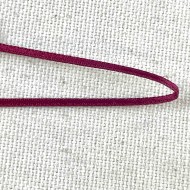 Ruban satin double face burgundy 1.5 mm