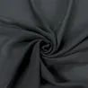 Tissu voile de viscose crêpe noir Tissu voile de viscose crêpe noir