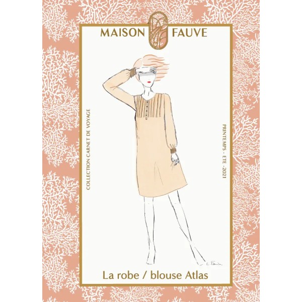 Patron couture robe : Atlas - Maison FAUVE Patron couture robe : Atlas - Maison FAUVE