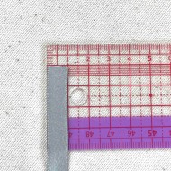 Ruban satin double face gris 10 mm