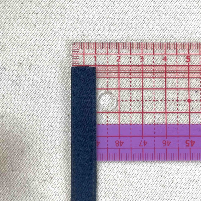 Ruban polyester anthracite 10 mm