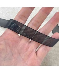 Ruban extra-fort voile noir 15 mm